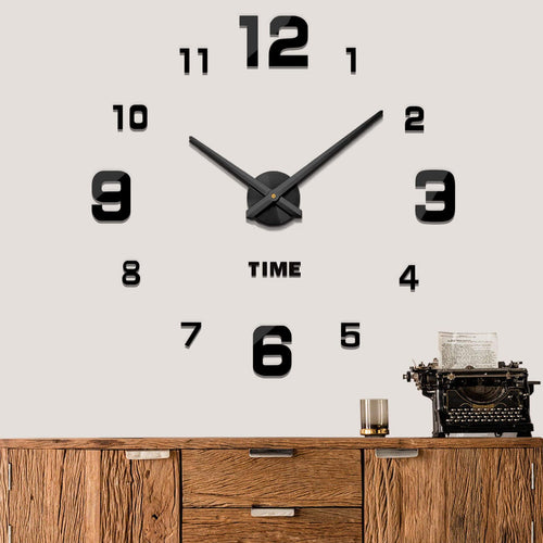 Mintime Sleek 3D DIY Wall Clock Kit