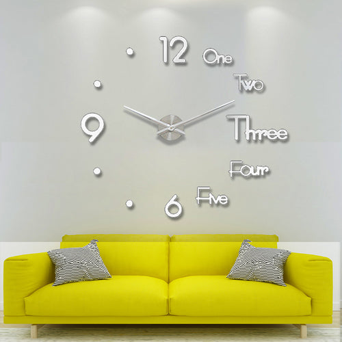 Minimalist Round Wall Clock - Nordic Style Quartz Silent
